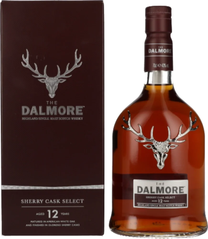 Škotski viski 12 Years Sherry Cask The Dalmore poklon kutija 0,7 L