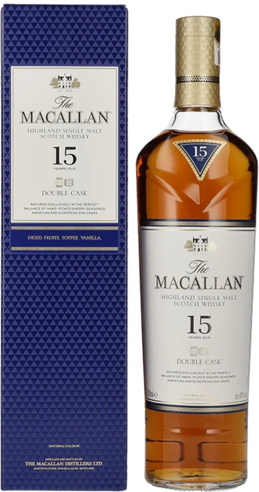 Škotski viski 15 Years DOUBLE CASK Macallan poklon kutija 0,7 L