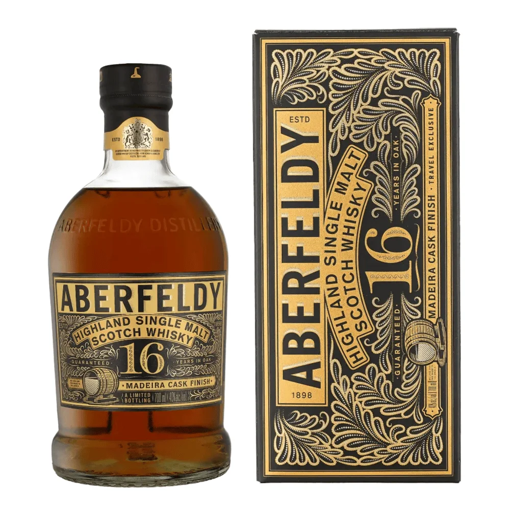 Škotski viski Aberfeldy 16 YO Madeira Cask poklon kutija 0,7 L