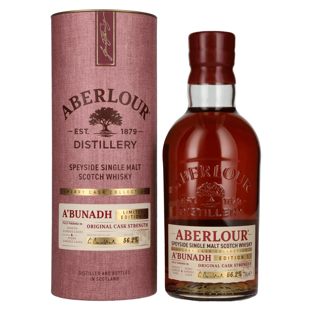 Škotski viski Aberlour Original Cask Strength Sherry Cask Collection Limited Edition 1 poklon kutija 0,7 L