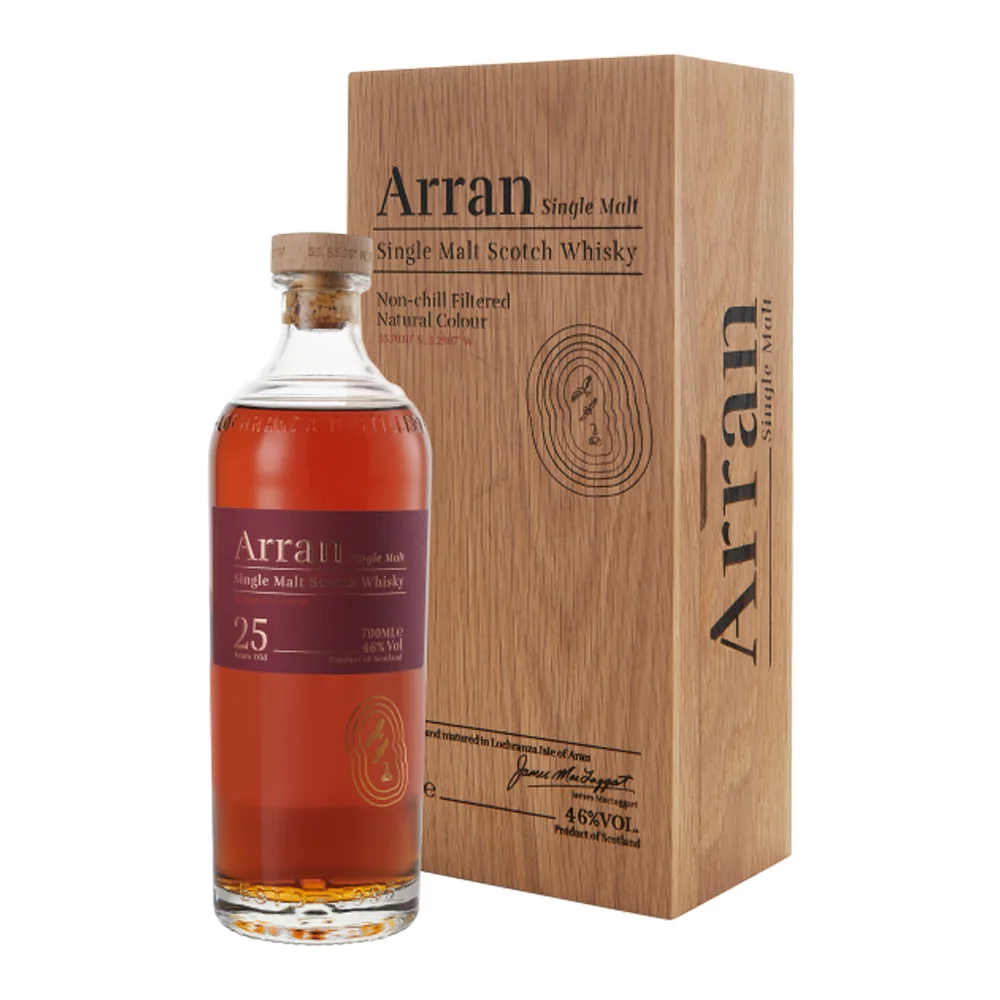 Škotski viski Arran Single Malt 25 YO poklon kutija 0,7 L