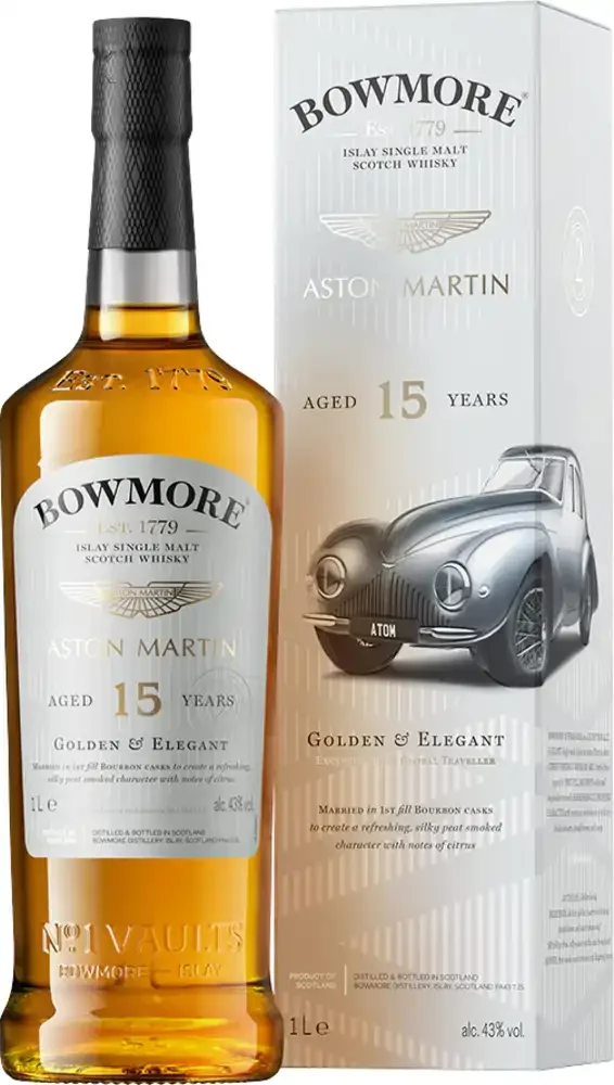 Škotski viski Bowmore 15y Aston Martin edition poklon kutija 1 L