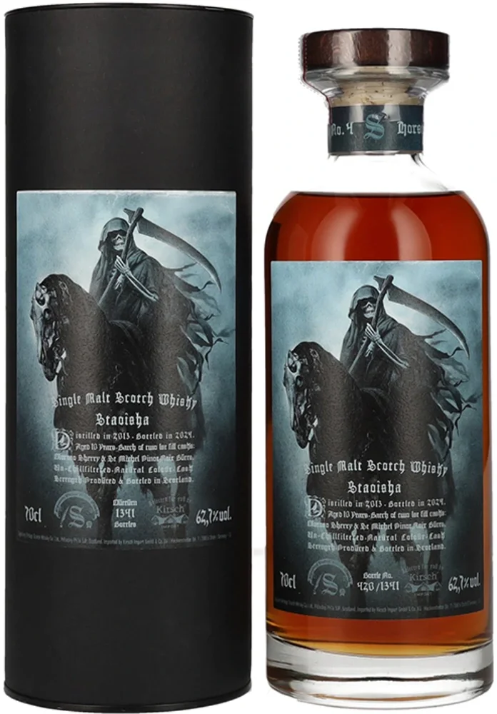 Škotski viski Bunnahabhain 10 Years Old Staoisha Horseman No. 4 Single Malt 2013 poklon kutija 0,7 L