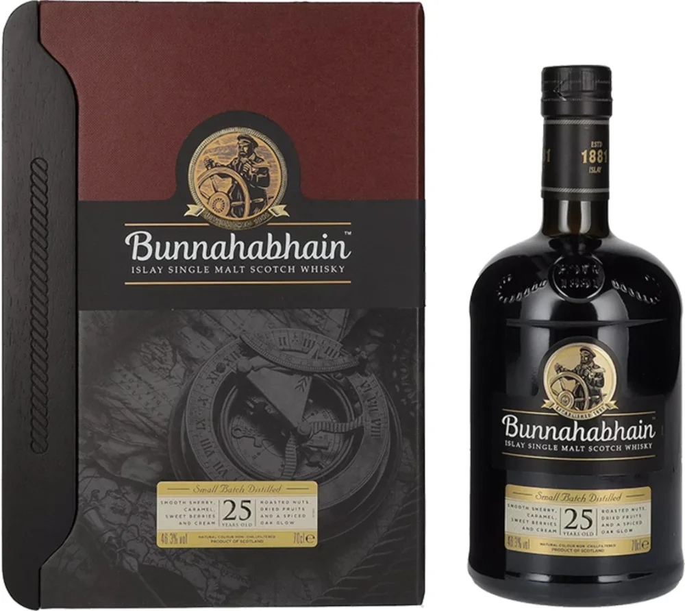 Škotski viski Bunnahabhain 25yo Single Malt poklon kutija 0,7 L