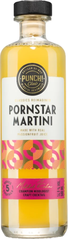 Cocktail Pornstar Martini Punch Club 0,5 L