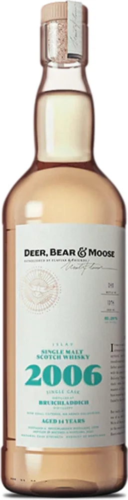 Škotski viski Deer, Bear & Moose Bruichladdich 2006 0,7 L