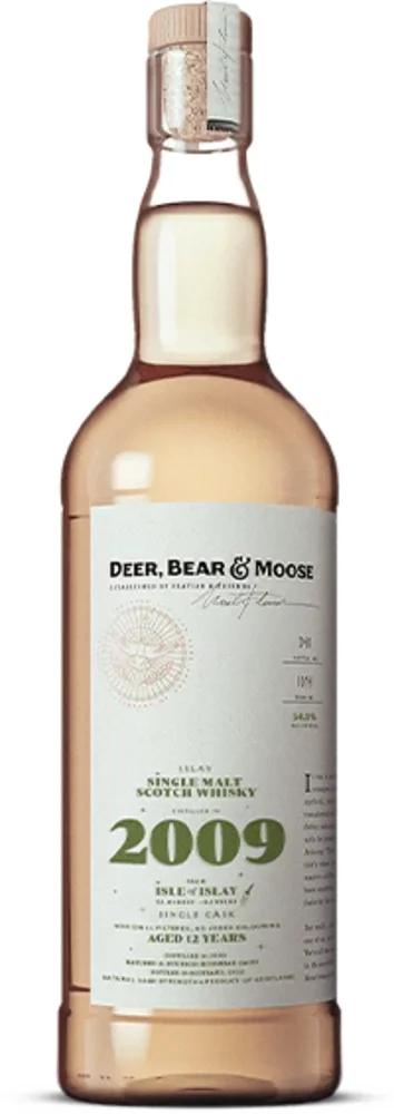 Škotski viski Deer, Bear & Moose Isle of Islay 2009 0,75 L