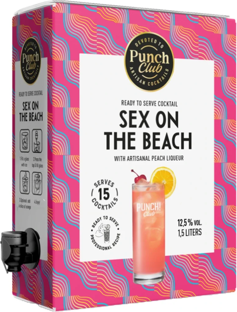 Cocktail Sex on the Beach Punch Club bag-in-box 1,5 L