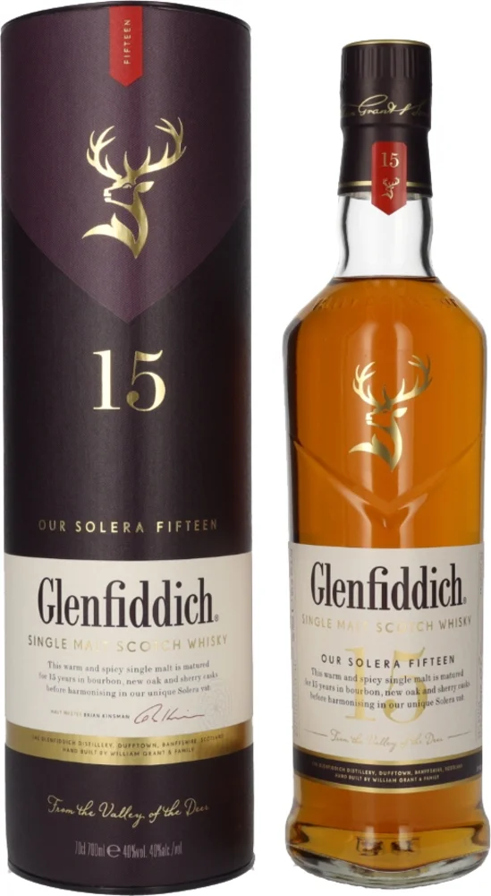 Škotski viski Glenfiddich 15 YO poklon kutija 0,7 L