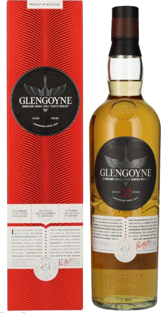 Škotski viski Glengoyne 12 Y.O. + Gb 0,7 L