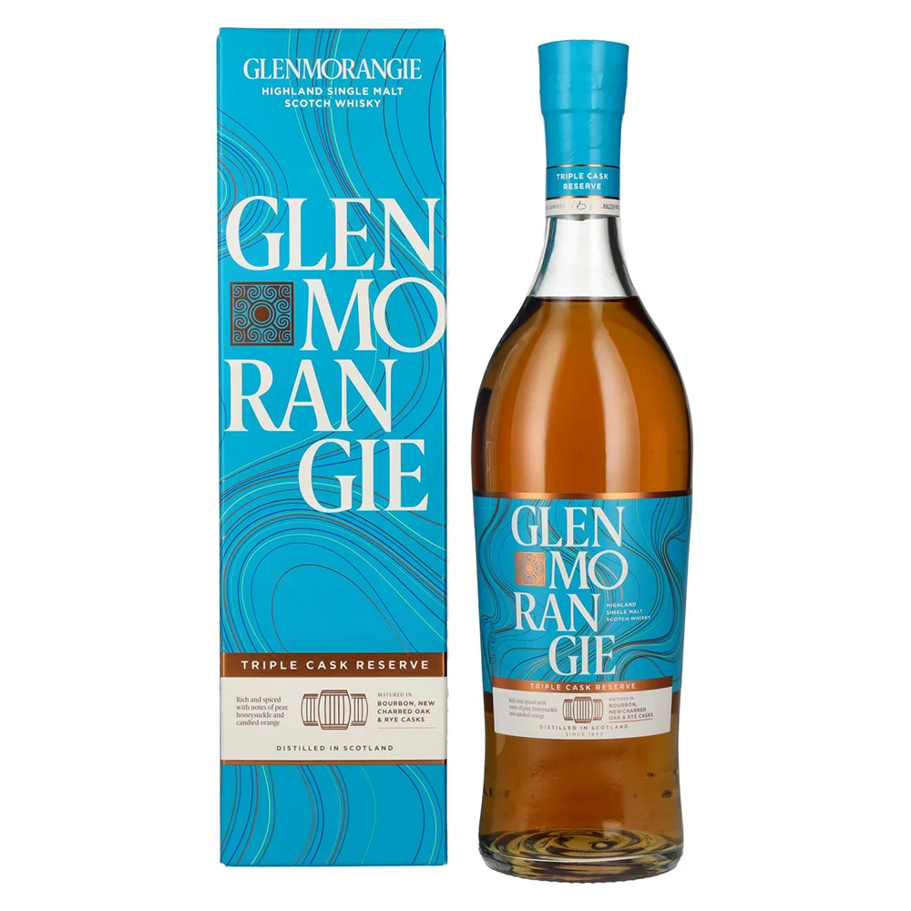 Škotski viski Glenmorangie Triple Cask Reserve poklon kutija 0,7 L
