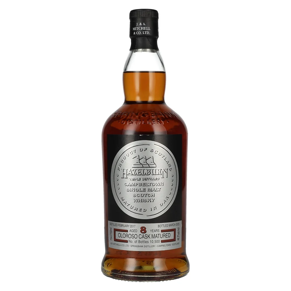 Škotski viski Hazelburn 8Y Oloroso Cask Matured Campbeltown Single Malt 0,7 L