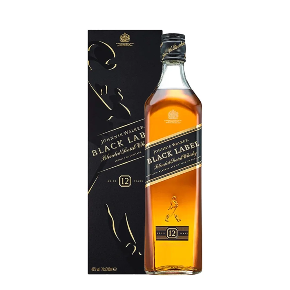 Škotski viski Johnnie Walker Black Label 12Y poklon kutija 0,7 L