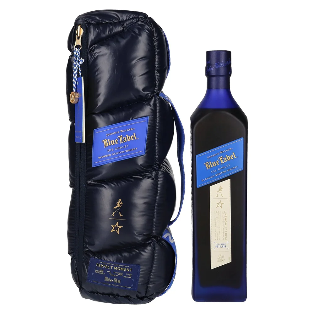 Škotski viski Johnnie Walker Blue Label ICE CHALET poklon kutija 0,7 L