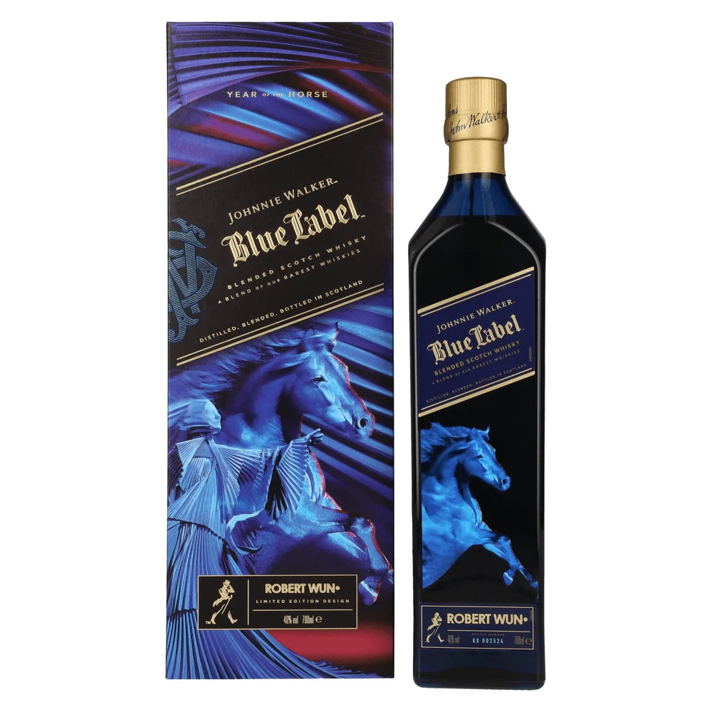 Škotski viski Johnnie Walker Blue Label YEAR OF THE Horse 2025 poklon kutija 0,7 L
