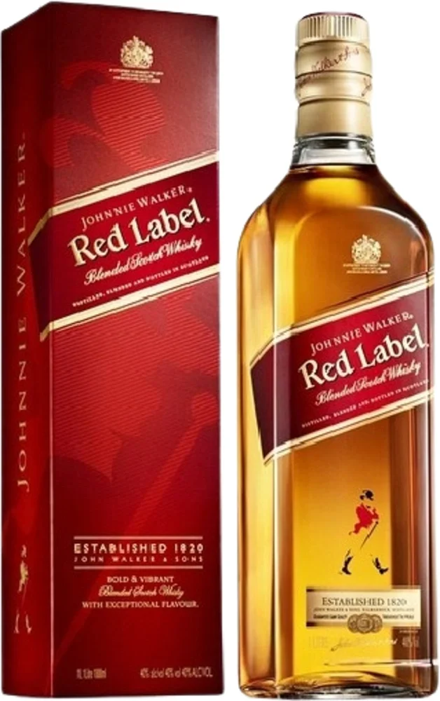 Škotski viski Johnnie Walker Red Label Whisky poklon kutija 0,7 L