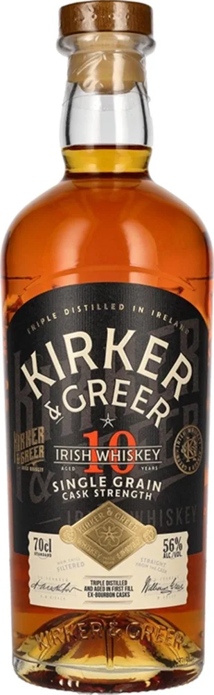 Škotski viski Kirker Greer 10y Single grain cask strenght 0,7 L