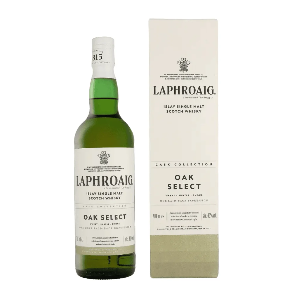 Škotski viski LAPHROAIG OAK SELECT Single malt poklon kutija 0,7 L