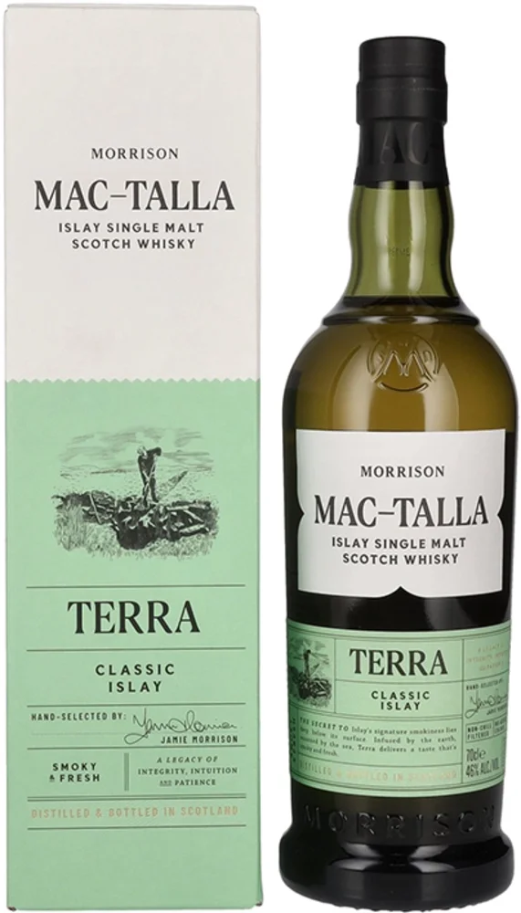 Škotski viski Mac-Talla TERRA Classic Islay Single Malt poklon kutija 0,7 L