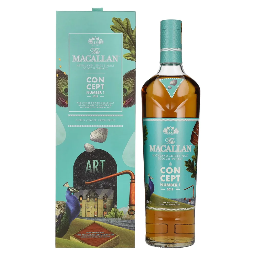 Škotski viski Macallan CONCEPT N° 1 Limited Edition 2018 poklon kutija 0,7 L
