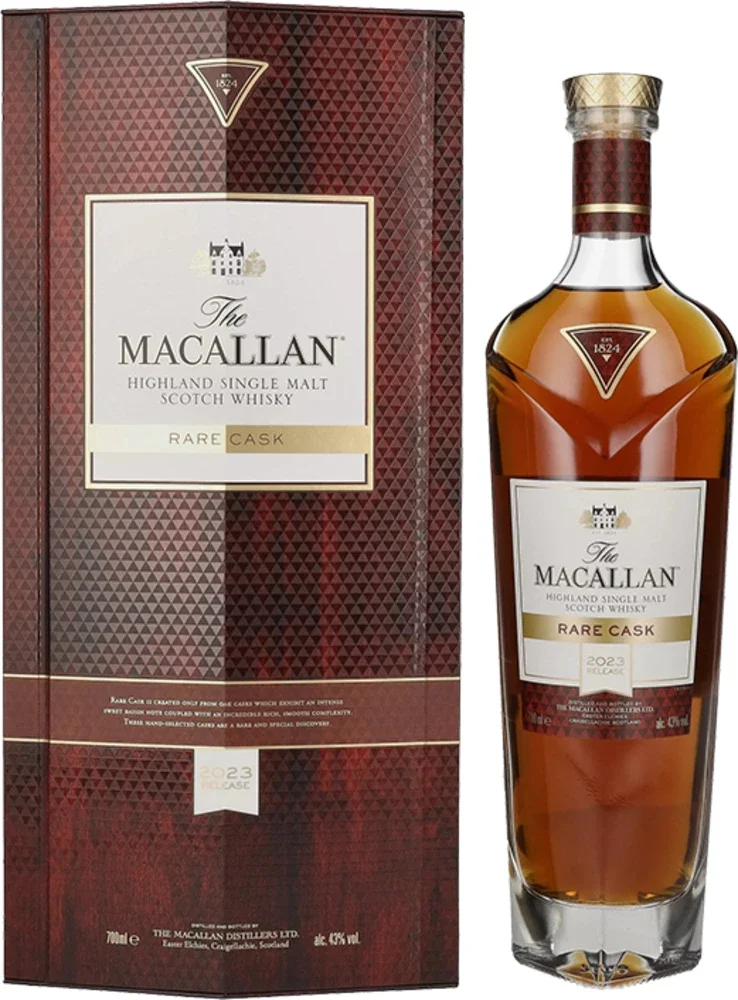Škotski viski Macallan Rare cask release 2023 poklon kutija 0,7 L