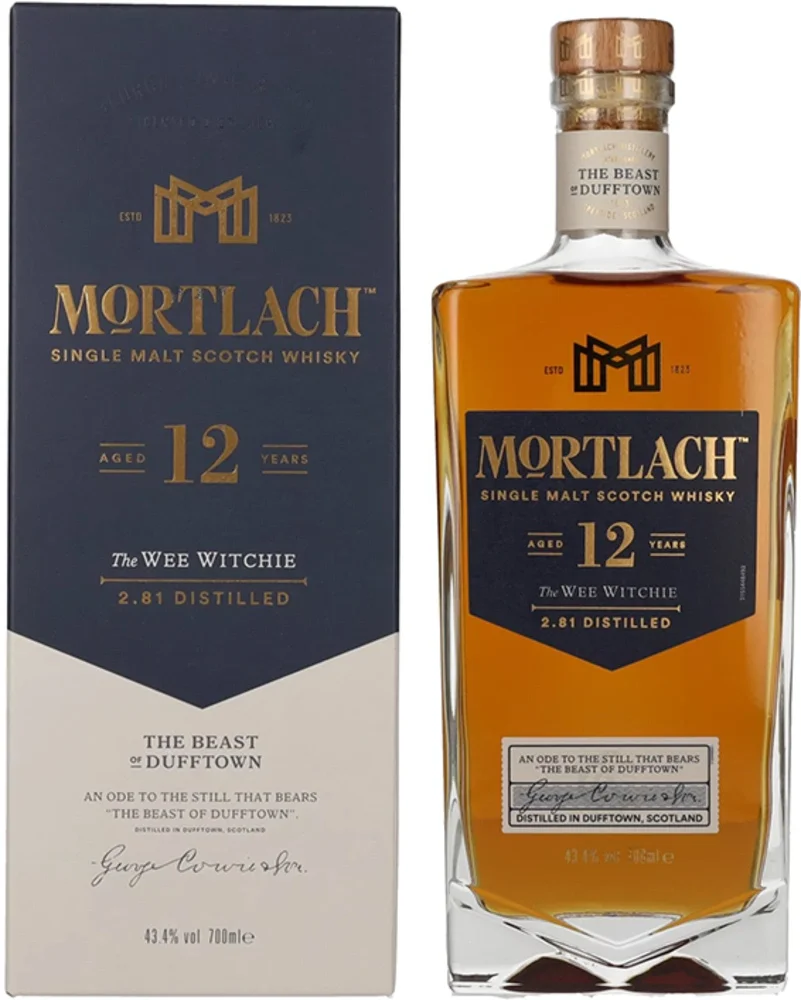 Škotski viski Mortlach 12y The WEE WITCHIE Single Malt poklon kutija 0,7 L
