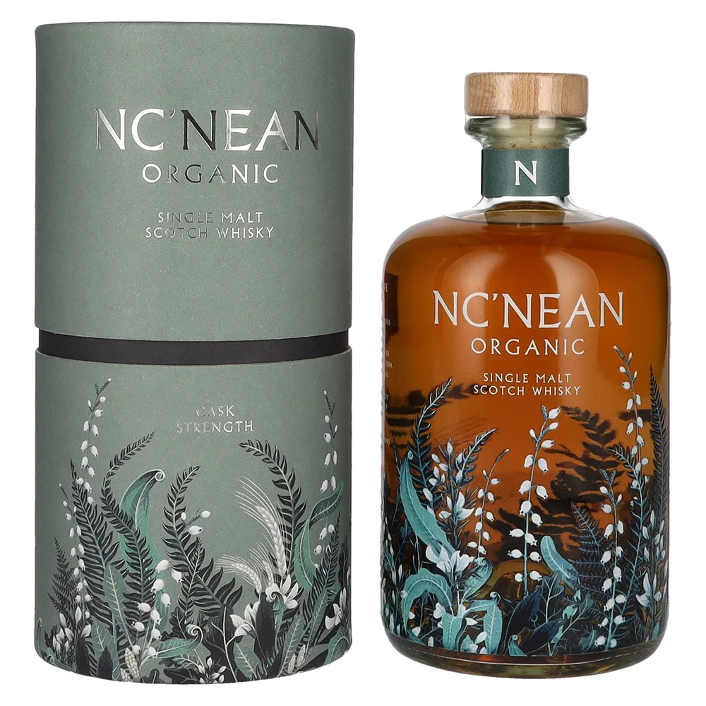 Škotski viski Nc'Nean Organic Cask Strength Batch 06 Single Malt poklon kutija 0,7 L