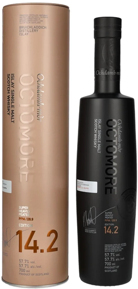Škotski viski Octomore EDITION: 14.2 Super Heavily Peated poklon kutija 0,7 L
