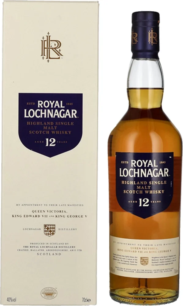 Škotski viski Royal Lochnagar 12 Single malt poklon kutija 0,7 L