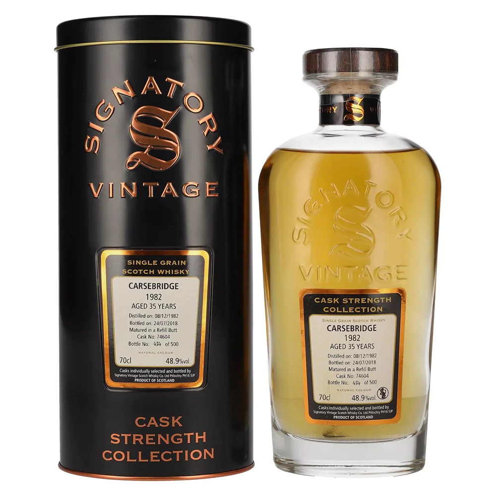 Škotski viski Signatory Vintage 1982 Single Grain poklon kutija 0,7 L