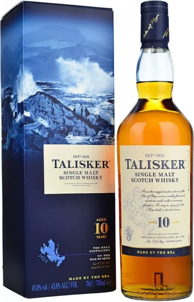 Škotski viski Talisker 10 poklon kutija 0,7 L
