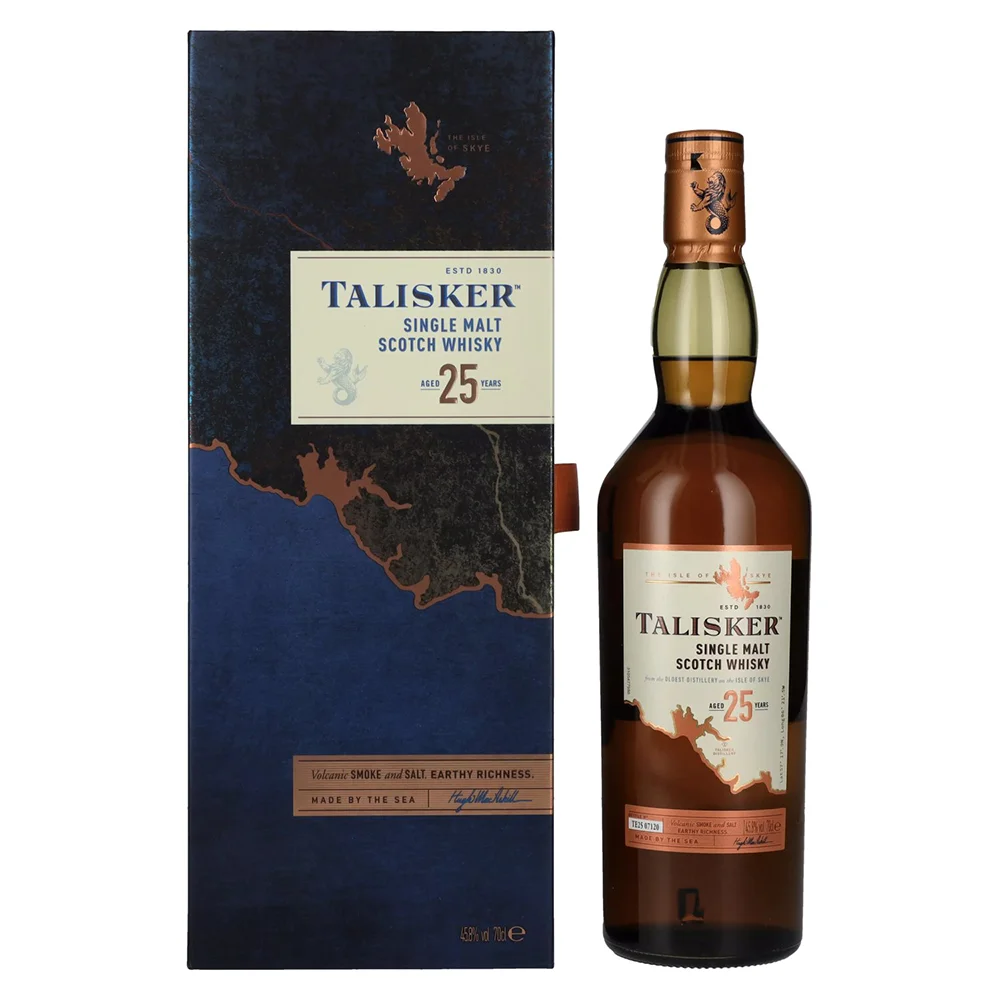 Škotski viski Talisker 25 Single Malt poklon kutija 0,7 L