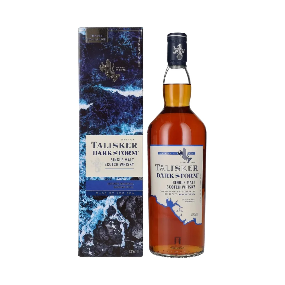 Škotski viski Talisker Storm Single Malt poklon kutija 1 L