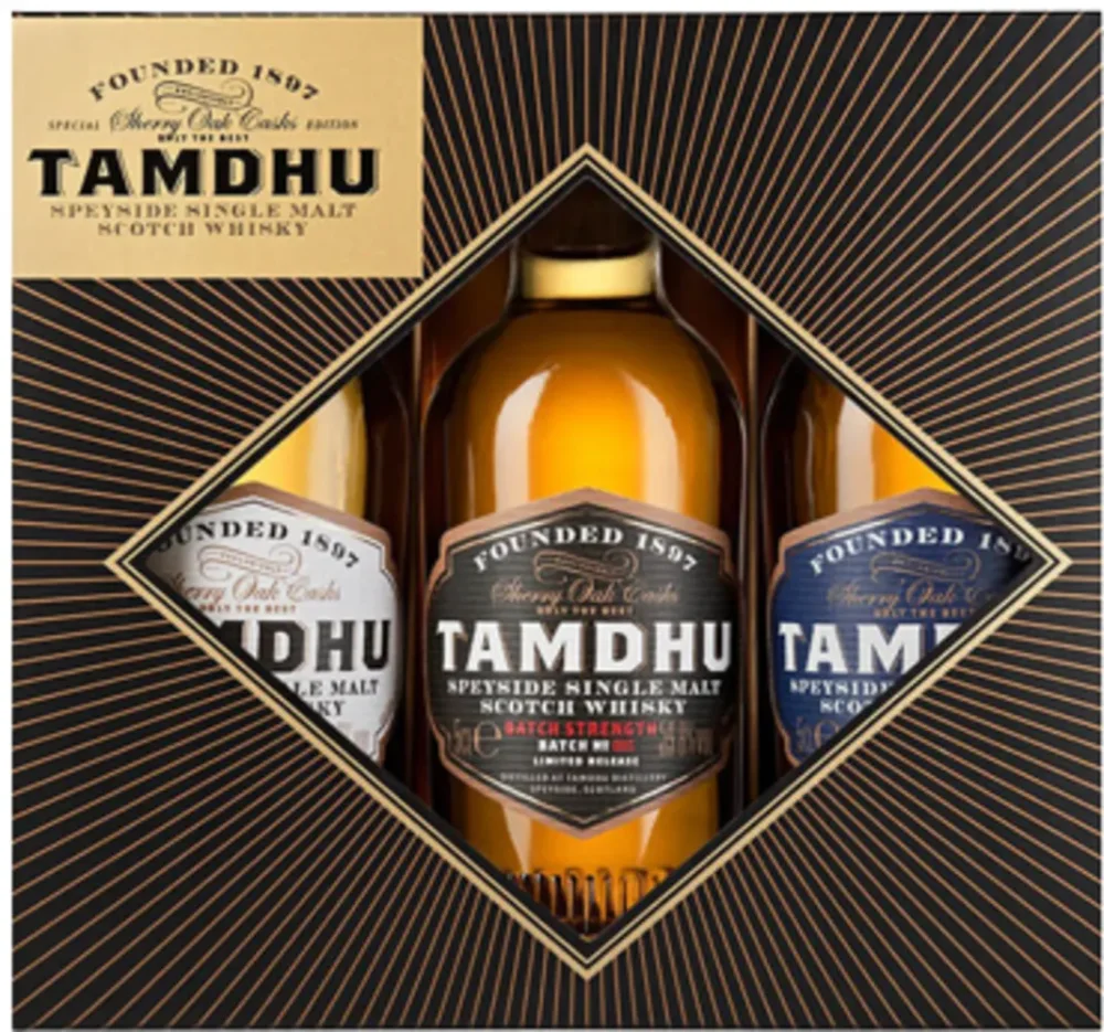 Škotski viski Tamdhu Single Malt Mini Set 3x0,05 L