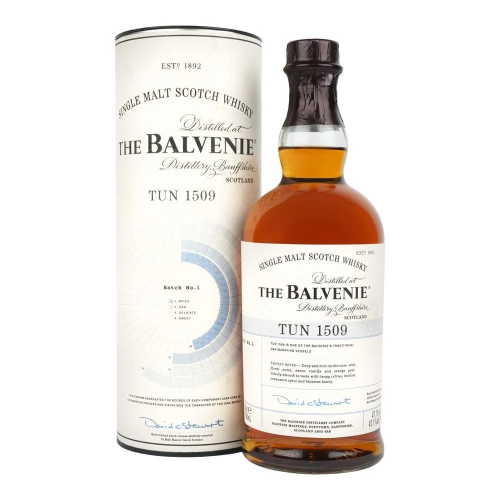 Škotski viski The Balvenie Tun 1509 Batch #1 poklon kutija 0,7 L