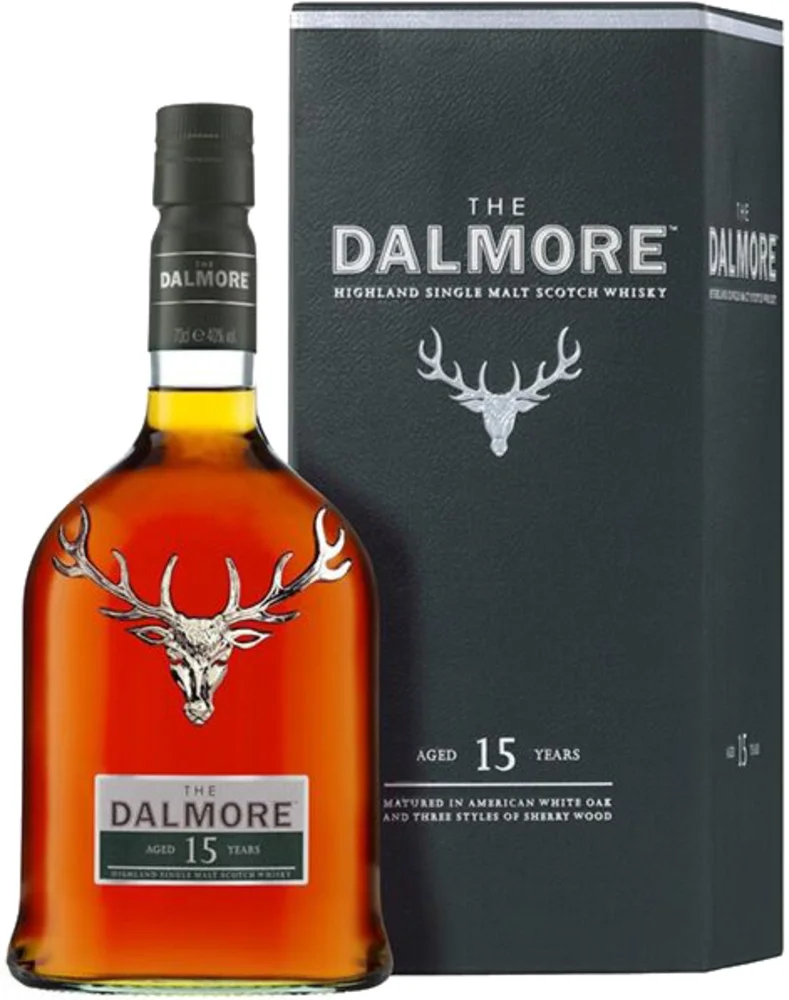 Škotski viski The Dalmore 15 Old Highland Single Malt poklon kutija 0,7 L
