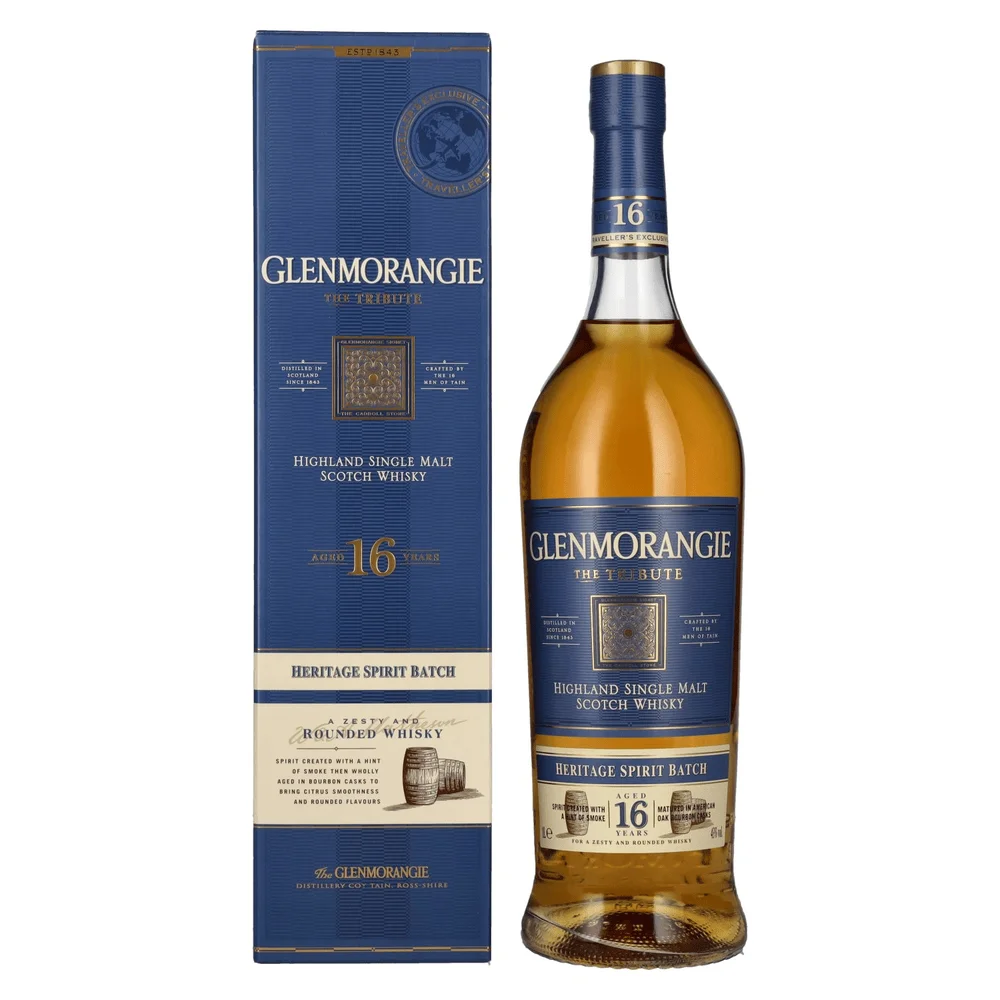 Škotski viski The Tribute 16 y Glenmorangie poklon kutija 1 L