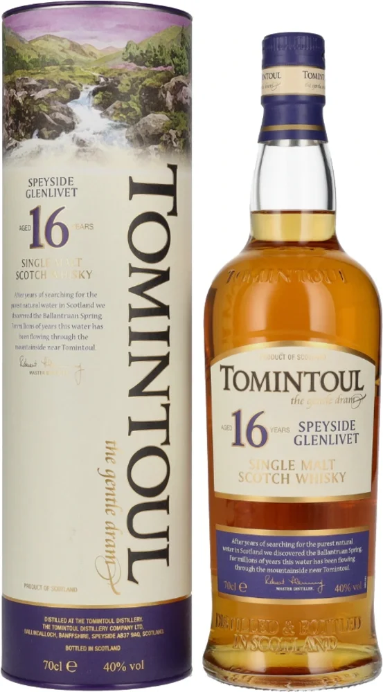 Škotski viski Tomintoul 16 poklon kutija 0,7 L