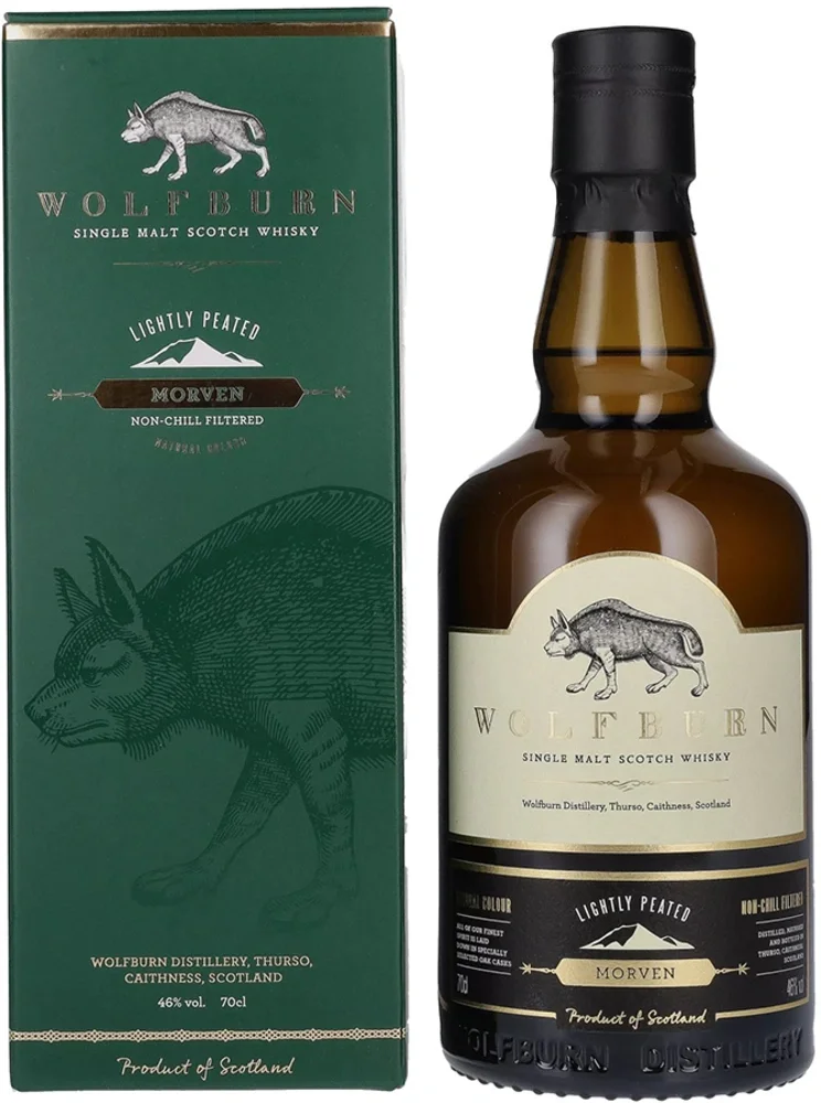 Škotski viski Wolfburn Morven Single Malt poklon kutija 0,7 L
