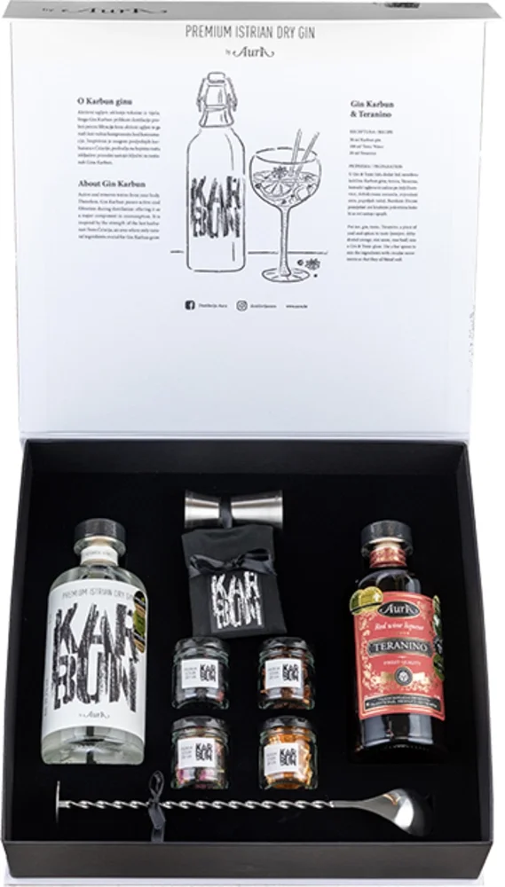 Gin Box s Teraninom Aura 2 x 0,5 L