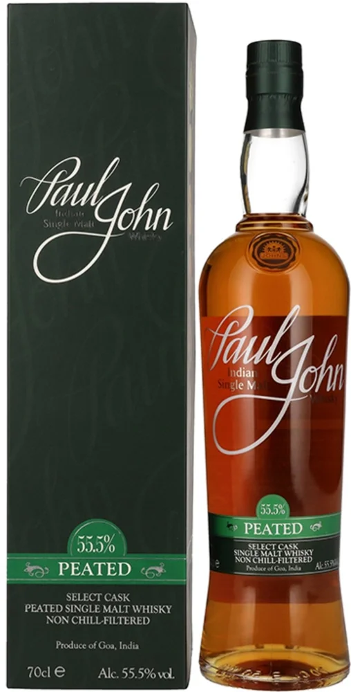 [DX511] Indijski viski Paul John Peated SELECT Cask poklon kutija 0,7 L