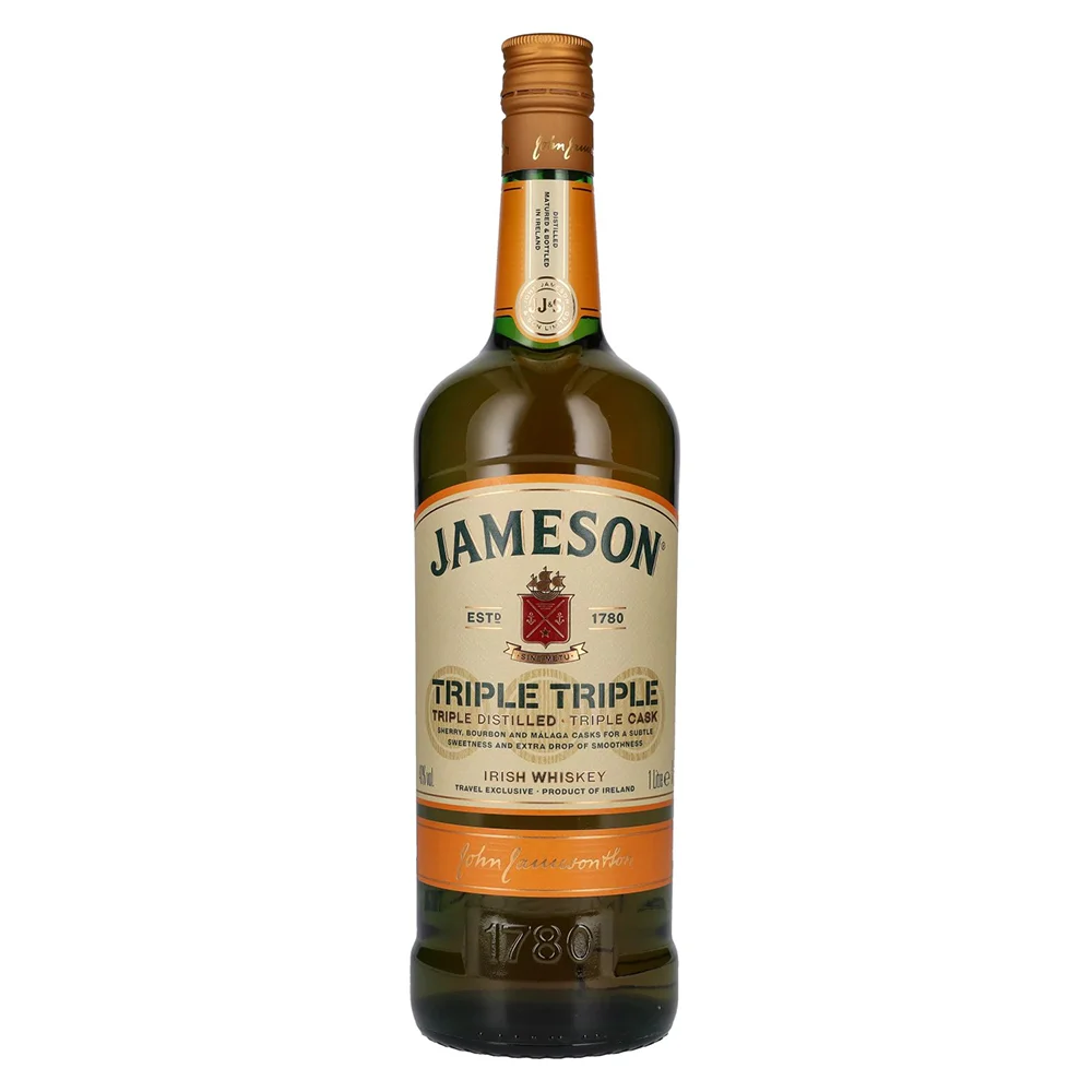 [DX6847] Irski viski Jameson Triple Distilled & Triple Cask 1 L