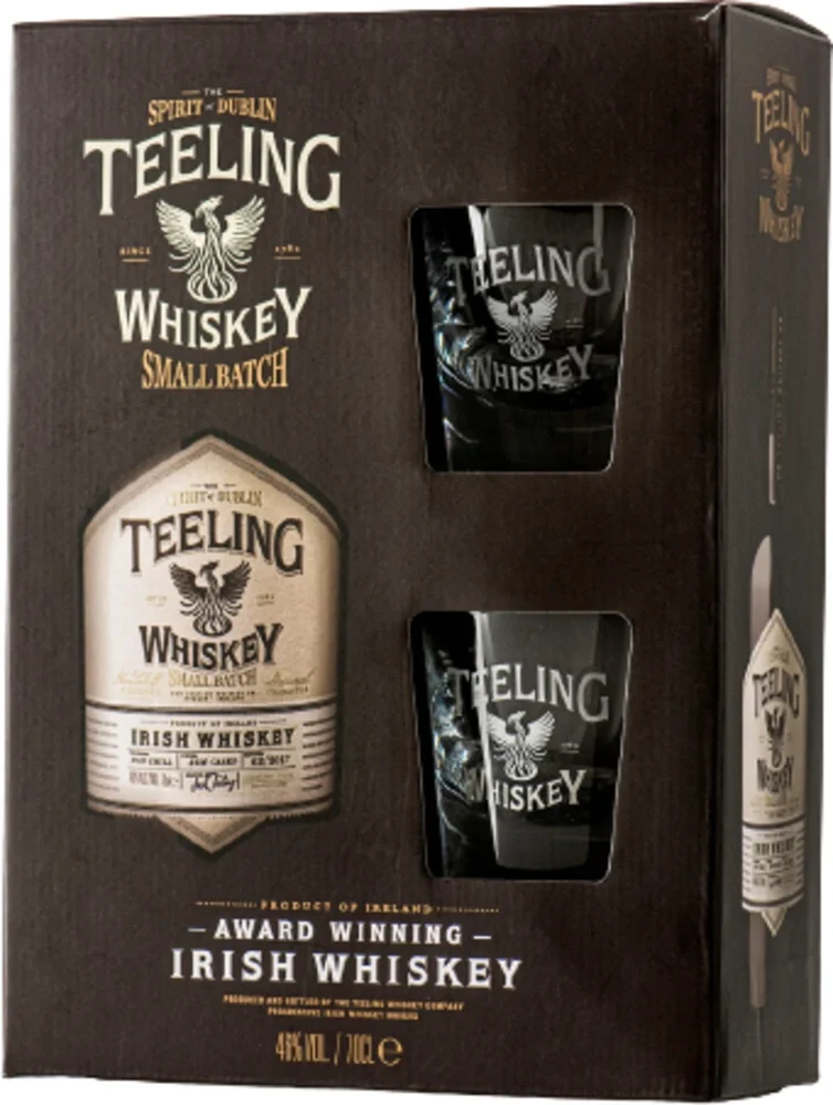 [DX9443] Irski viski Teeling Small Batch Set + 2 Čaše 0,7 L
