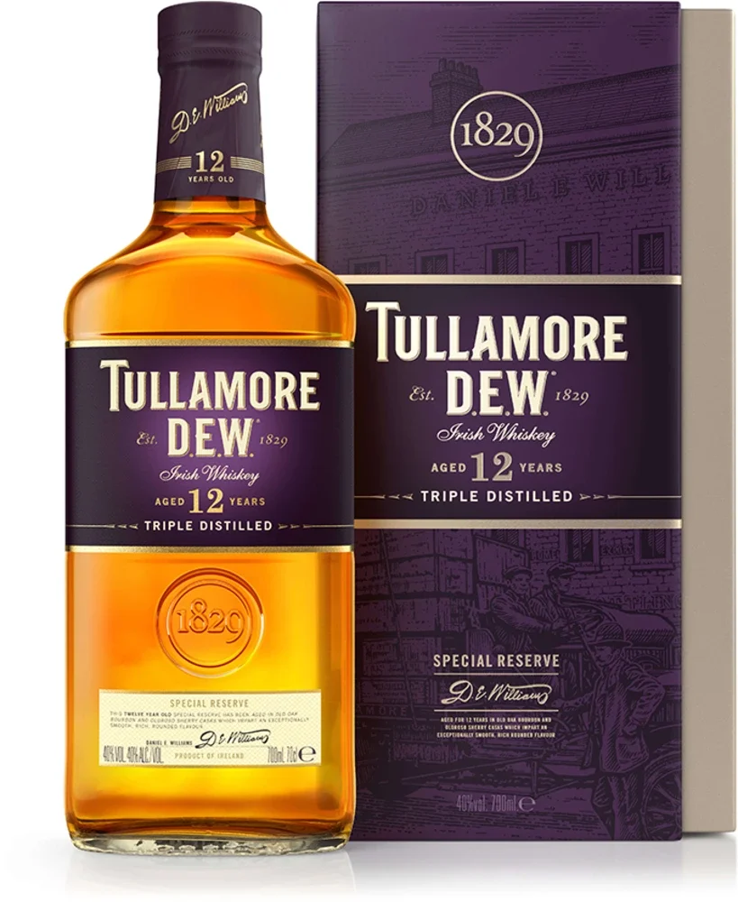 [DX8170] Irski viski Tullamore Dew 12 YO poklon kutija 0,7 L