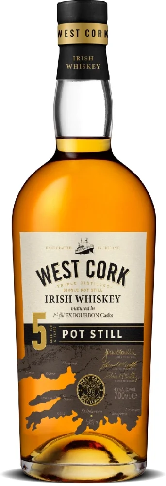 [DX5480] Irski viski West Cork 5 Year Old Pot Still 0,7 L