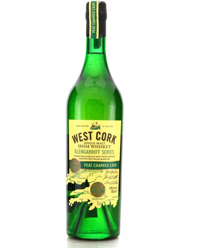 [DX3028] Irski viski West Cork Glengarriff Peat Charred Cask Finish 0,7 L