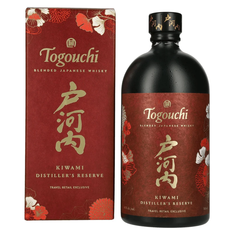 [DX10174] Japanski KIWAMI Distiller's Reserve Blended Togouchi poklon kutija 0,7 L