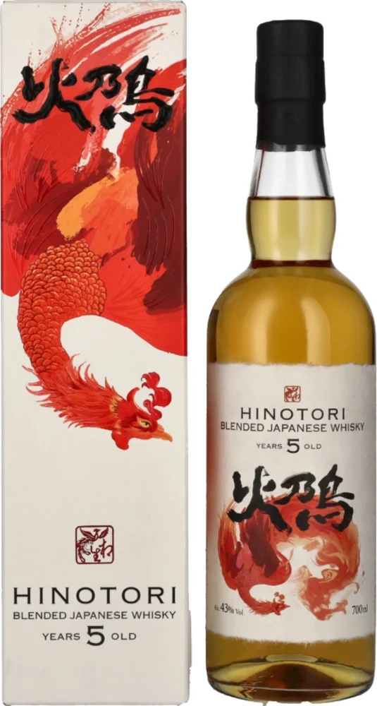 [DX1158] Japanski viski Hinotori 5 Y.O. poklon kutija 0,7 L