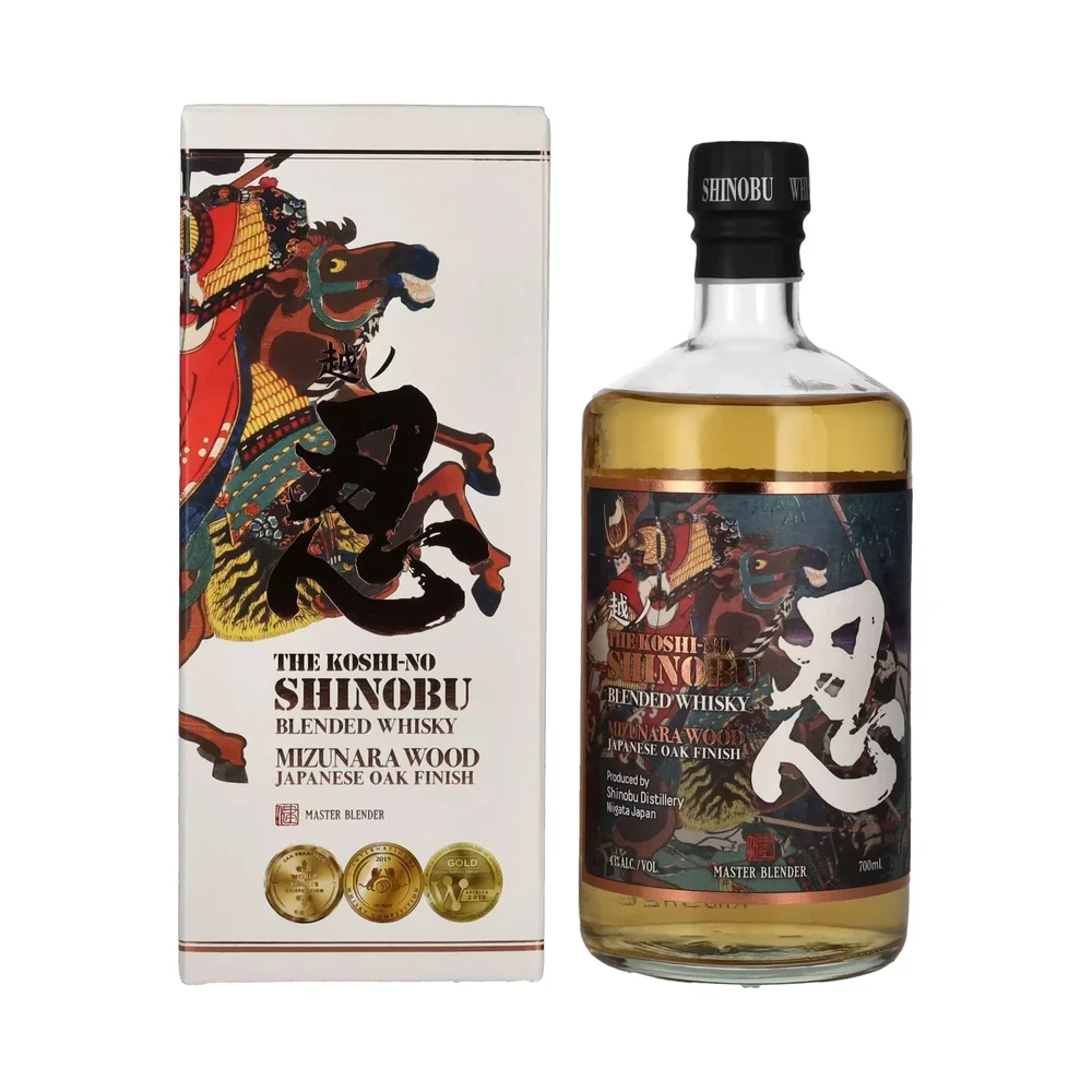 [DX12280] Japanski viski The Koshi-No Shinobu Blended Mizunara Oak Finish poklon kutija 0,7 L