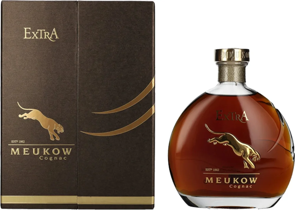 [DX1638] Konjak Meukow EXTRA poklon kutija 0,7 L